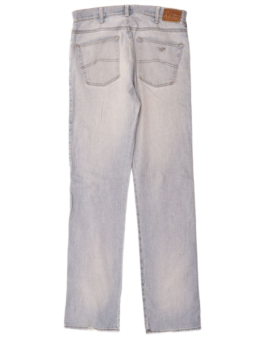 Armani Womens Straight Jeans W34 L35 Blue