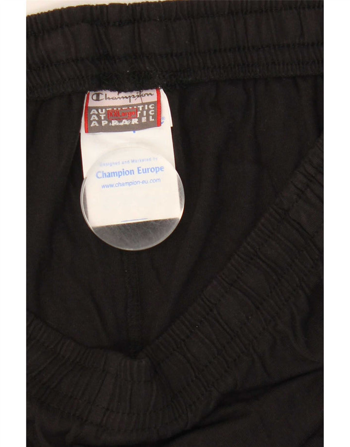 Champion Mens Sport Shorts 2XL  Black Cotton