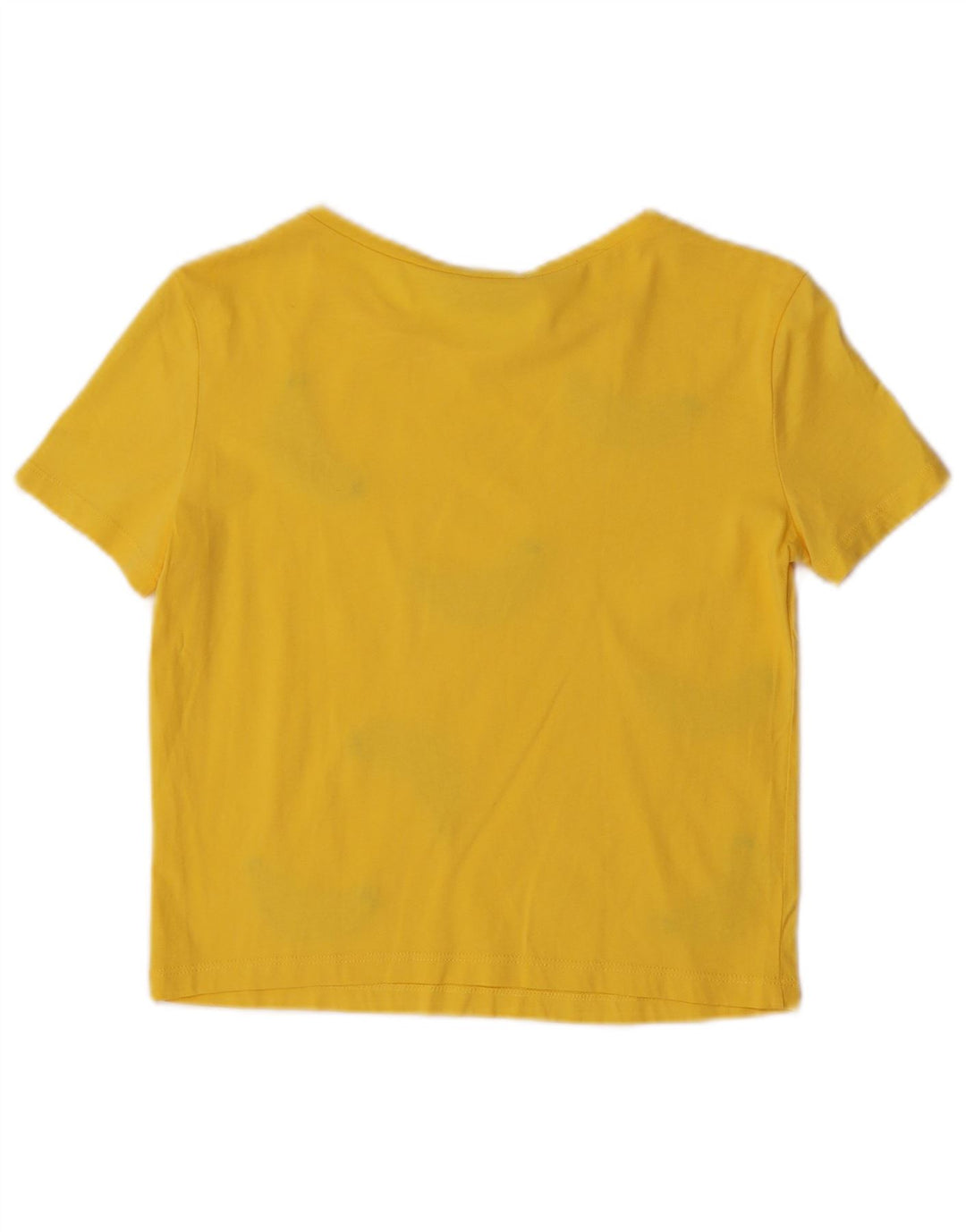 Zara Womens T-Shirt Top UK 10 Small Yellow
