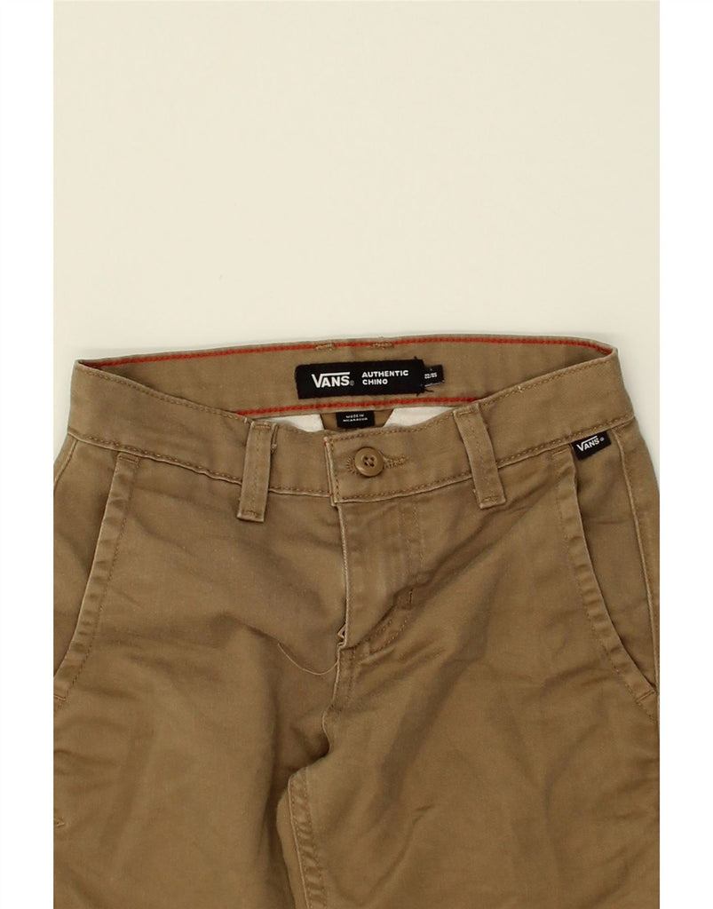 VANS Boys Straight Chino Trousers 7-8 Years W22 L22 Beige Cotton | Vintage Vans | Thrift | Second-Hand Vans | Used Clothing | Messina Hembry 