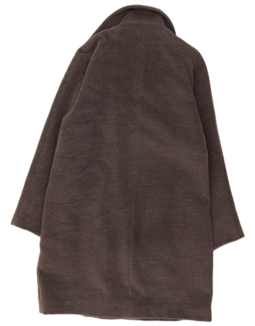 Marella Womens Double Breasted Coat UK 14 Large Grey Wool