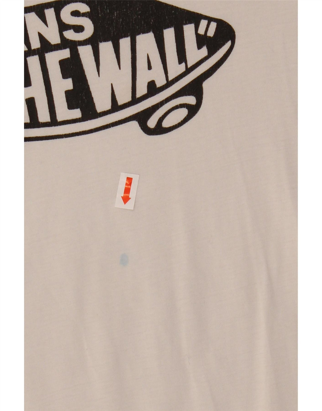 VANS Boys Classic Fit Graphic T-Shirt Top 14-15 Years XL  White