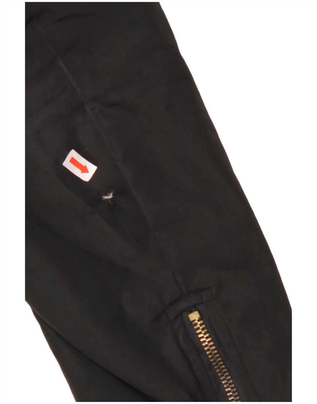 TRUSSARDI JEANS Womens Windbreaker Coat IT 44 Medium Black Polyester