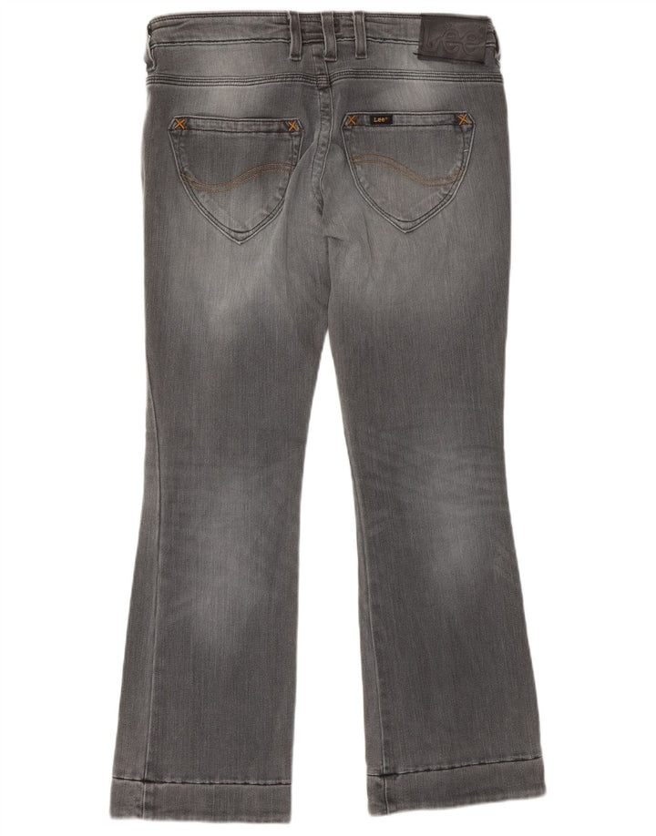 LEE Womens Bliss Crop Bootcut Jeans W29 L28  Grey Cotton