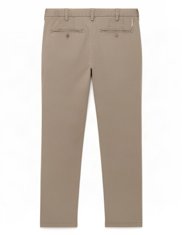Gas Mens Straight Chino Trousers W29 L29 Grey Geometric