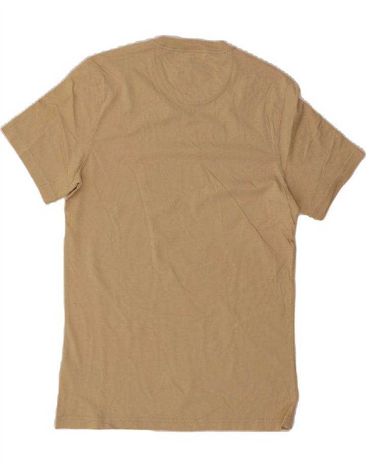 BARBOUR Mens T-Shirt Top Small Beige Cotton Vintage Barbour and Second-Hand Barbour from Messina Hembry 
