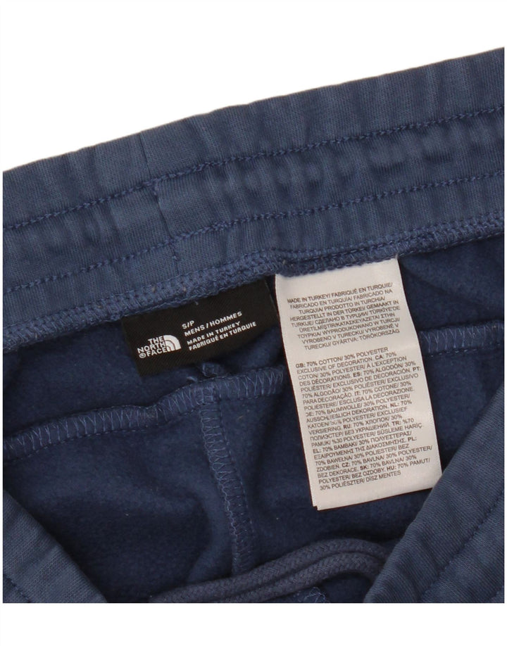 THE NORTH FACE Mens Tracksuit Trousers Joggers Small  Blue Cotton