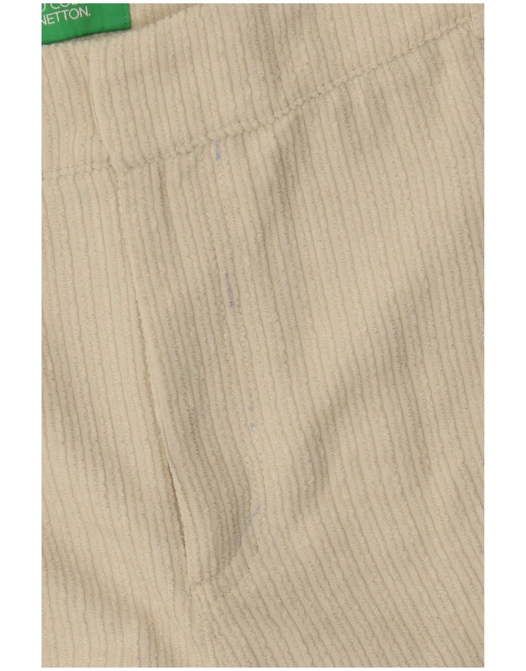 Benetton Womens Corduroy Shorts UK 12 Medium W28  Beige Polyester