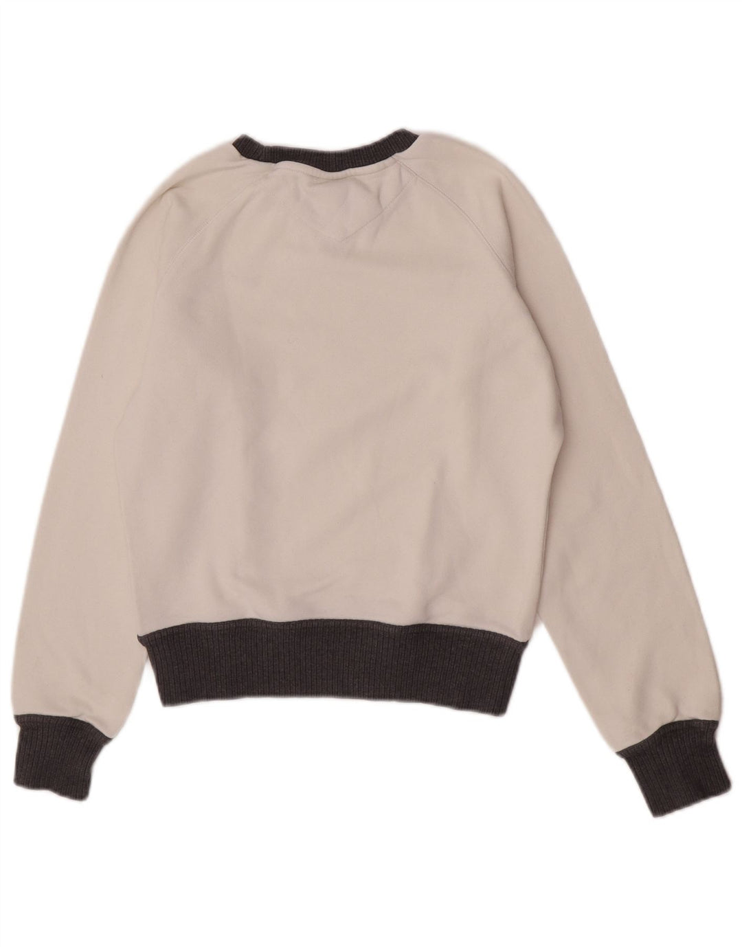 Nike Womens Graphic Sweatshirt Jumper UK 8/10 Small White Colourblock
