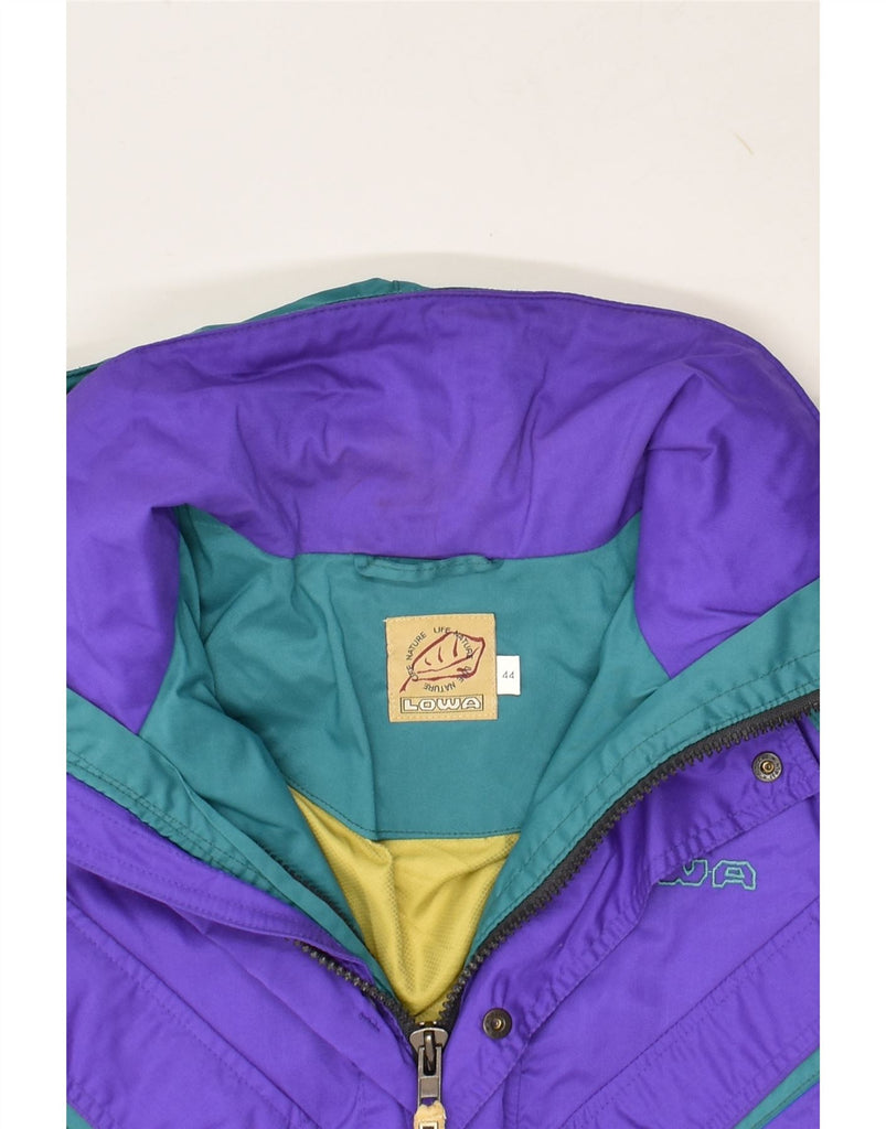 VINTAGE Mens Hooded Ski Jacket IT 44 XS Purple Colourblock Polyamide | Vintage Vintage | Thrift | Second-Hand Vintage | Used Clothing | Messina Hembry 