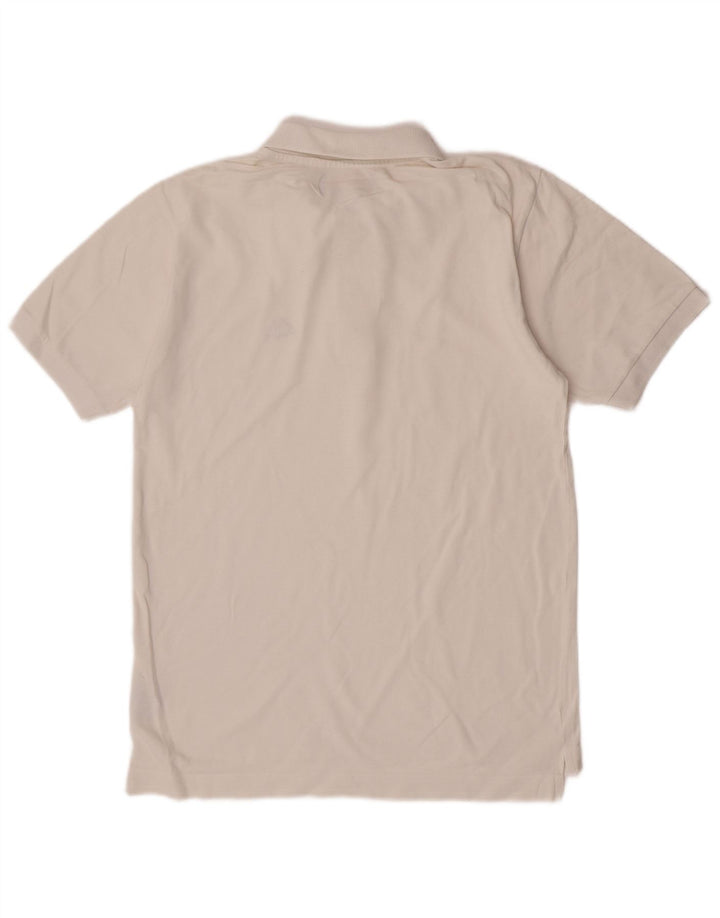 Kappa Mens Polo Shirt Medium White Cotton