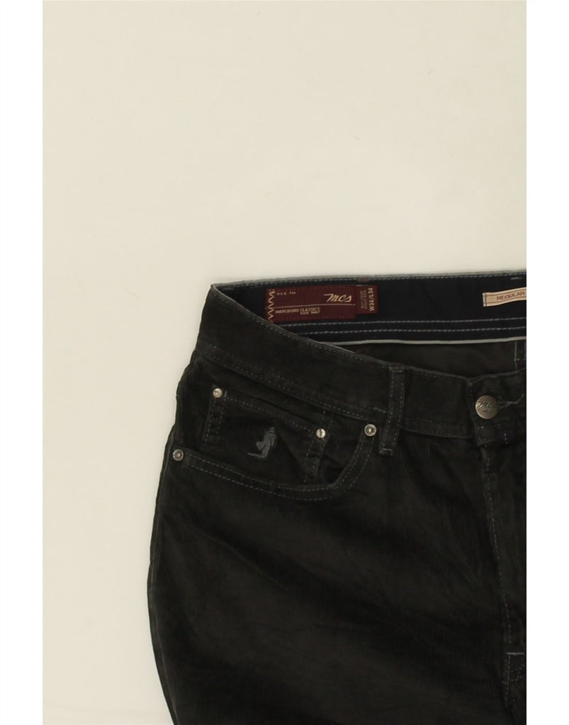 MARLBORO CLASSICS Mens Slim Fit Corduroy Trousers W34 L34 Black Cotton | Vintage Marlboro Classics | Thrift | Second-Hand Marlboro Classics | Used Clothing | Messina Hembry 