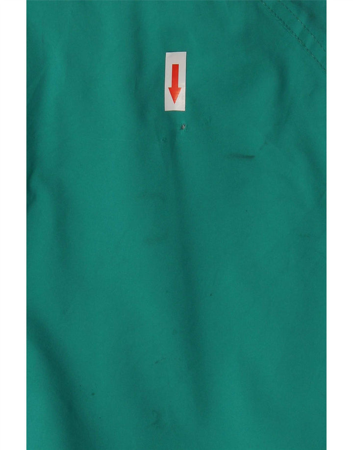 Eddie Bauer Mens Rain Jacket UK 38 Medium Green Polyester