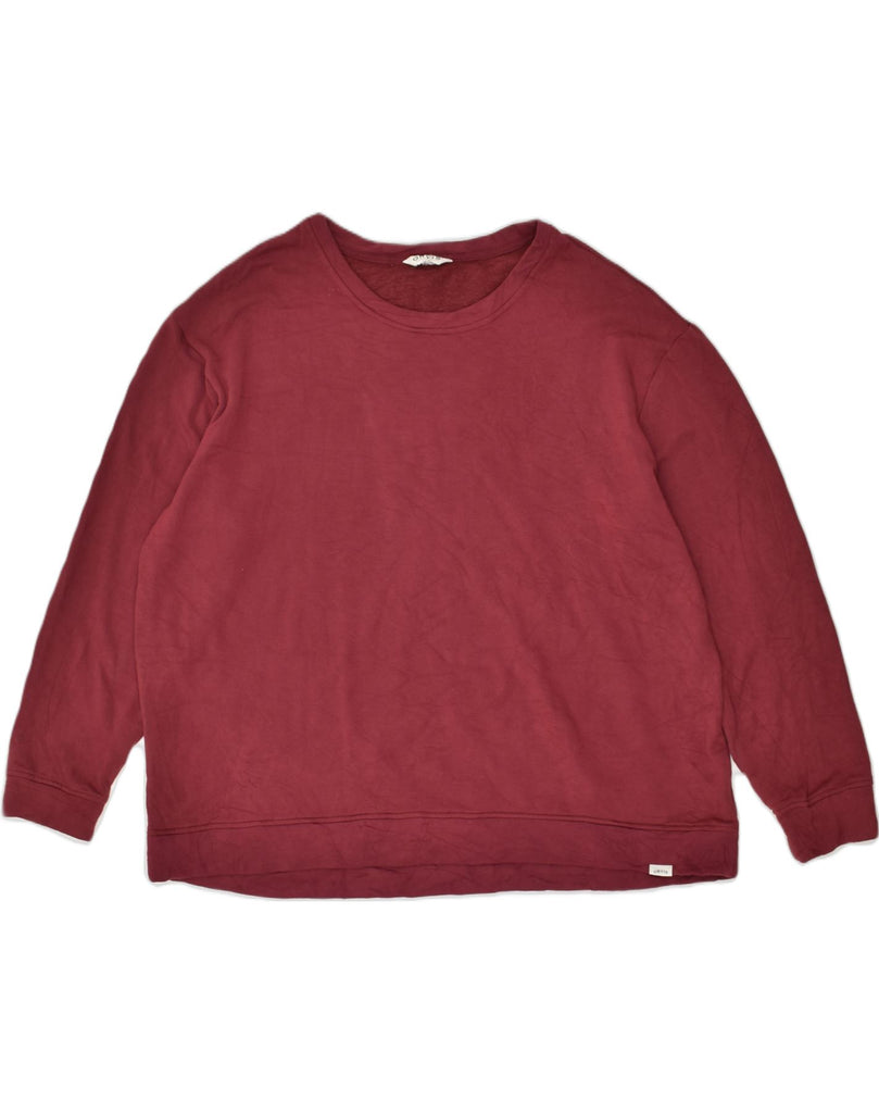 ORVIS Mens Sweatshirt Jumper XL Burgundy Modal | Vintage Orvis | Thrift | Second-Hand Orvis | Used Clothing | Messina Hembry 