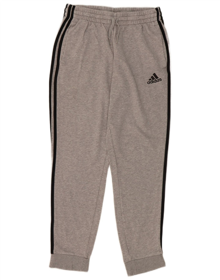 Adidas Mens Tracksuit Trousers Joggers Medium  Grey Flecked Cotton