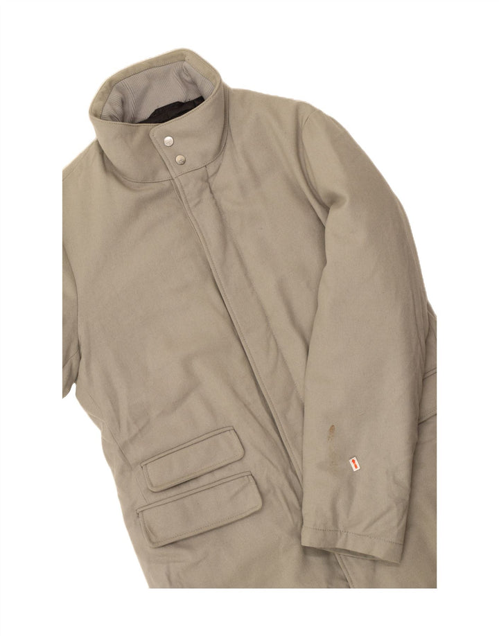 ALLEGRI Mens Windbreaker Jacket IT 48 Medium Grey New Wool Vintage Allegri and Second-Hand Allegri from Messina Hembry 