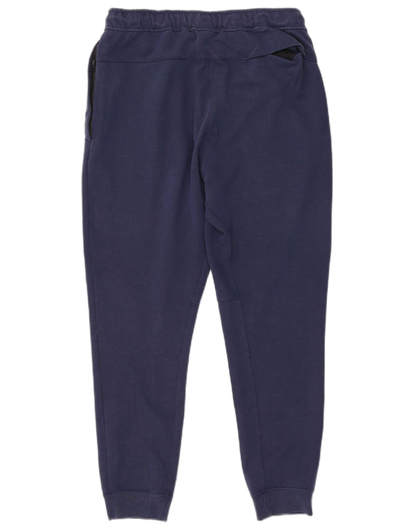 Nike Mens Tracksuit Trousers Joggers Medium Navy Blue Cotton
