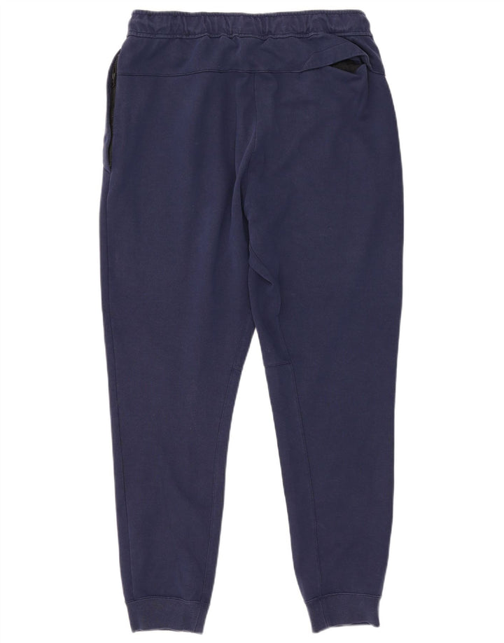 Nike Mens Tracksuit Trousers Joggers Medium Navy Blue Cotton