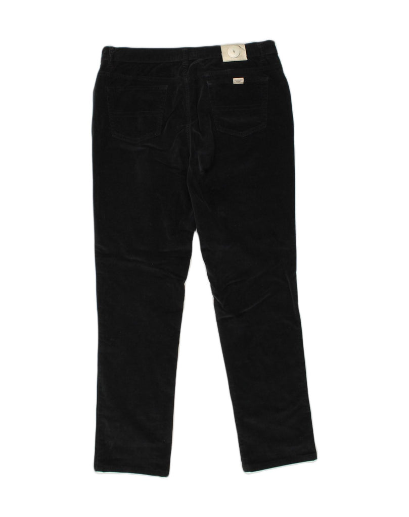 TRUSSARDI JEANS Mens Velour Slim Casual Trousers W38 L30  Black Cotton | Vintage Trussardi Jeans | Thrift | Second-Hand Trussardi Jeans | Used Clothing | Messina Hembry 