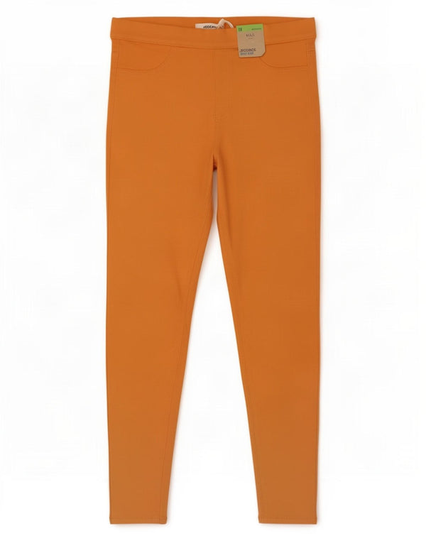 Marks & Spencer Womens Jegging Jeans UK 12 Medium W30 L27 Orange Cotton