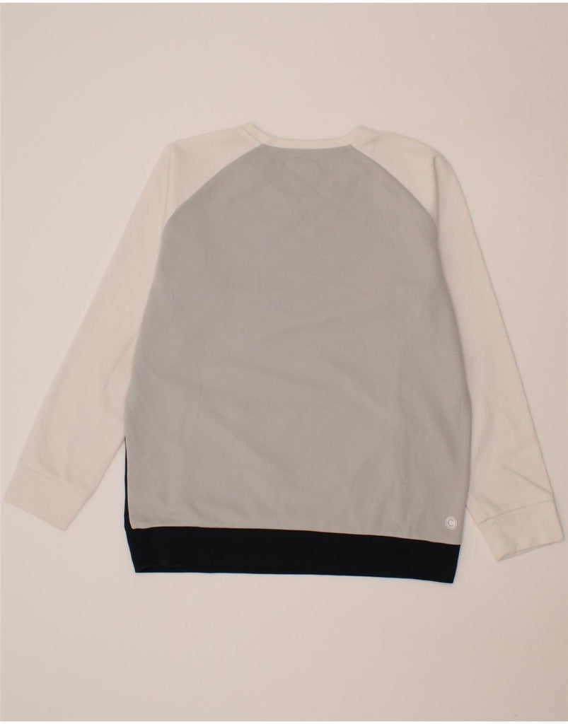 COLMAR Womens Sweatshirt Jumper UK 18 XL Grey Colourblock Cotton Vintage Colmar and Second-Hand Colmar from Messina Hembry 