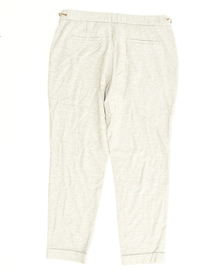 MASSIMO DUTTI Womens Tracksuit Trousers Joggers IT 42 Medium Grey | Vintage Massimo Dutti | Thrift | Second-Hand Massimo Dutti | Used Clothing | Messina Hembry 