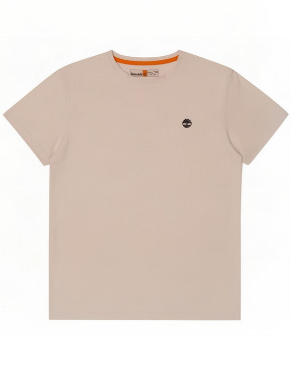 Timberland Mens Slim Fit Graphic T-Shirt Top 2XL White Cotton
