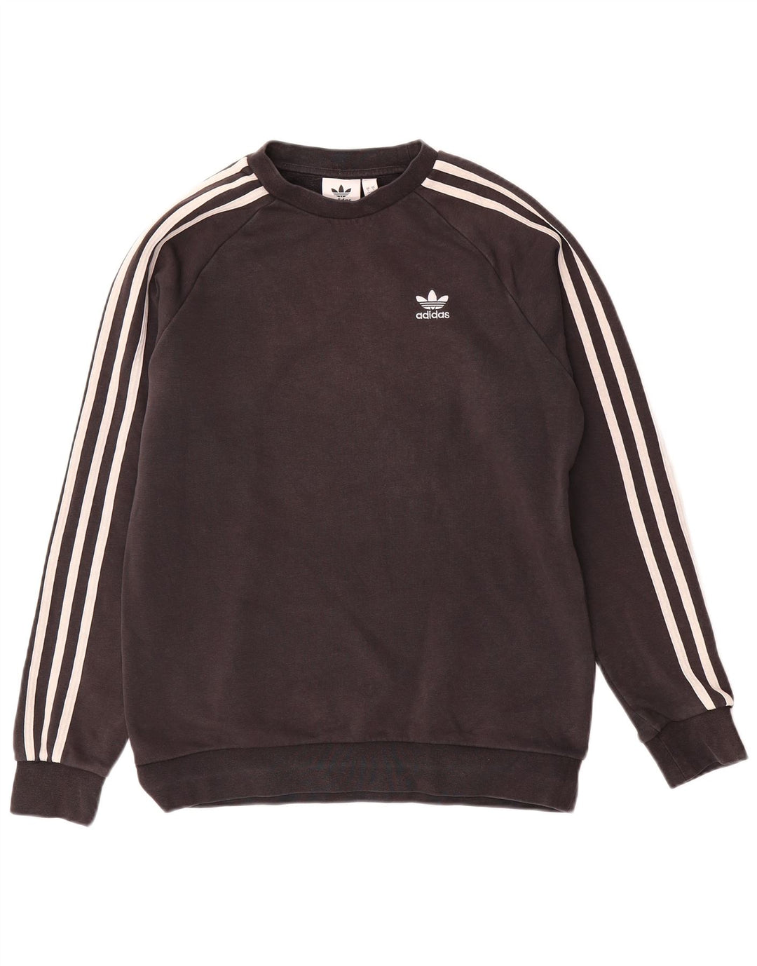 Adidas Mens Sweatshirt Jumper Small Black Cotton