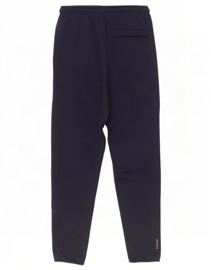 Under Armour Mens Tracksuit Trousers Joggers Medium Navy Blue Polyester