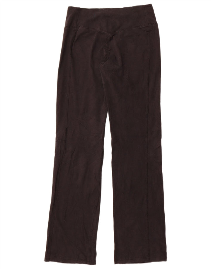 Nike Womens Dri Fit Tracksuit Trousers UK 14 Medium Black Cotton