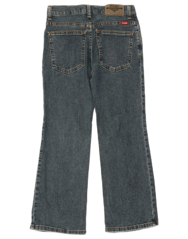 Wrangler Boys Classic Fit Bootcut Jeans 9-10 Years W26 L24 Blue Cotton
