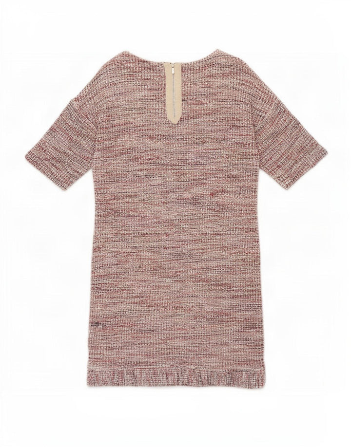 Massimo Dutti Womens Shift Dress UK 10 Small Multicoloured Cotton