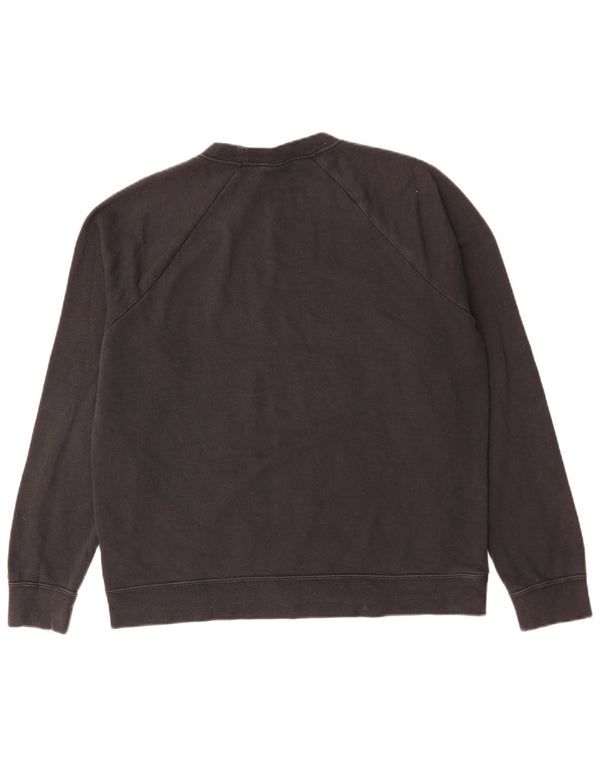 Nike Mens Sweatshirt Jumper Large Black Cotton