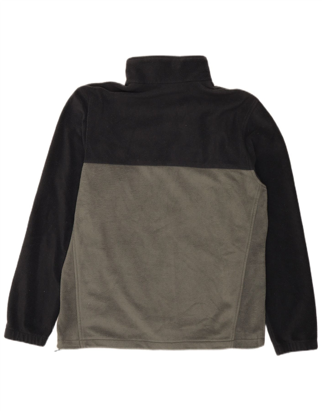 Columbia Mens Fleece Jacket UK 40 Large Grey Colourblock Polyester