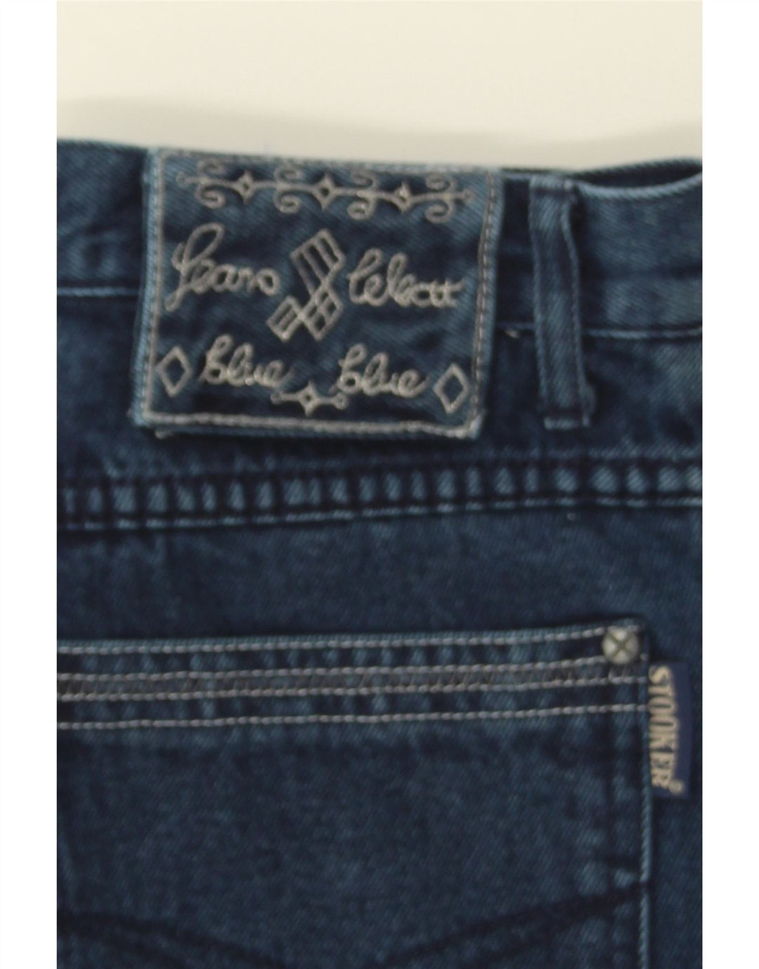 STOOKER Womens Tapered Jeans W30 L28 Navy Blue Cotton Vintage Stooker and Second-Hand Stooker from Messina Hembry 