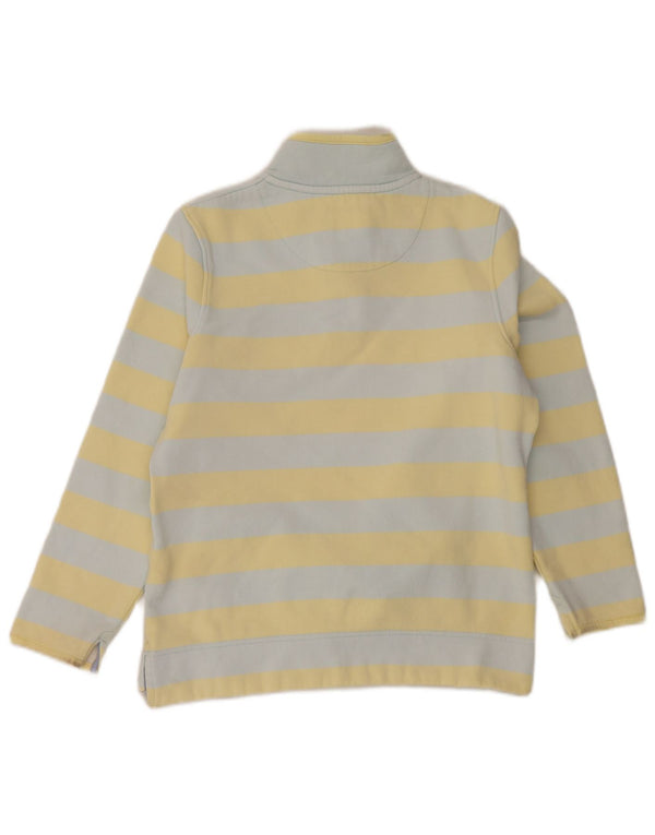 Crew Clothing Womens Sweatshirt Jumper UK 8 Small Yellow Striped