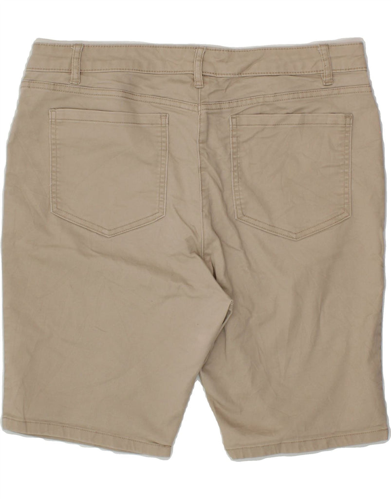 IZOD Girls Bermuda Shorts 14-15 Years W34  Beige Cotton Vintage Izod and Second-Hand Izod from Messina Hembry 