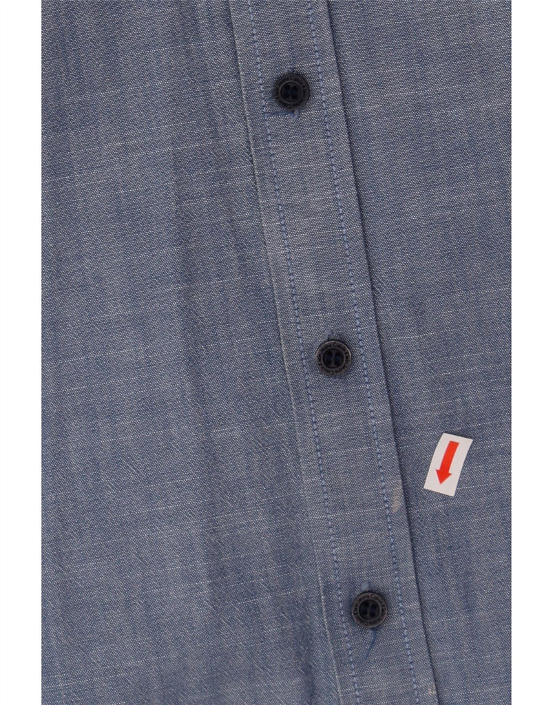 CALVIN KLEIN JEANS Mens Shirt Small Blue Cotton Vintage Calvin Klein Jeans and Second-Hand Calvin Klein Jeans from Messina Hembry 