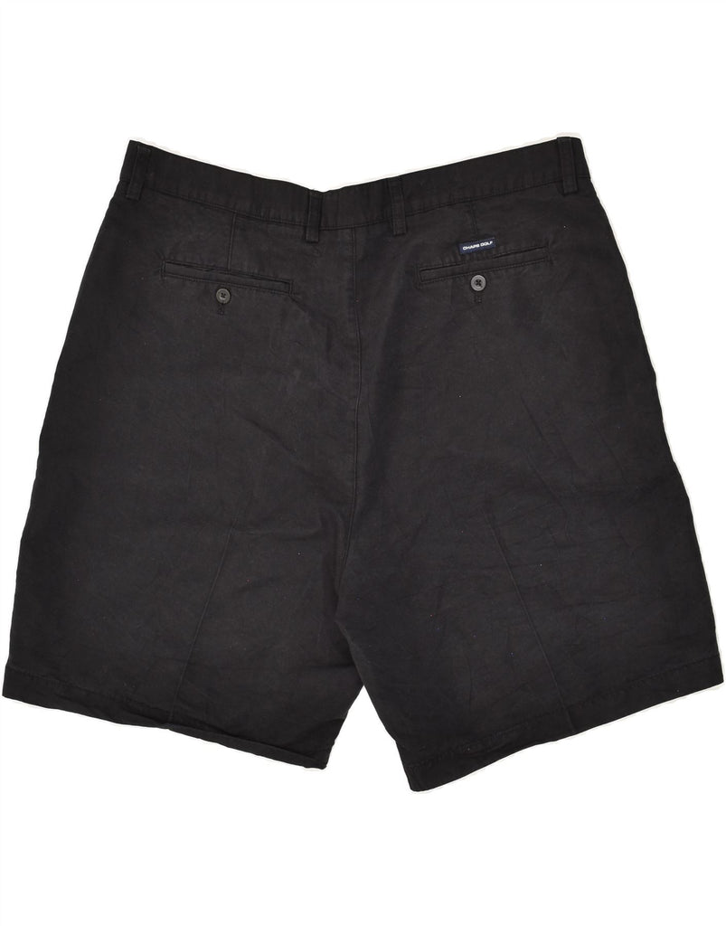 CHAPS Mens Chino Shorts W40 XL Black Cotton Vintage Chaps and Second-Hand Chaps from Messina Hembry 