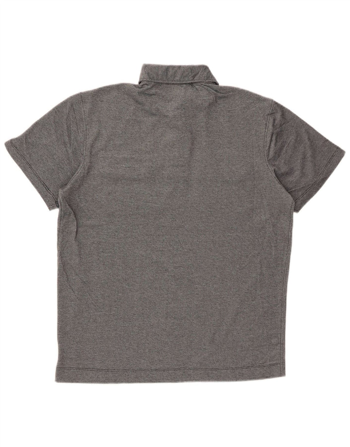 MICHAEL KORS Mens Polo Shirt Small Grey Cotton
