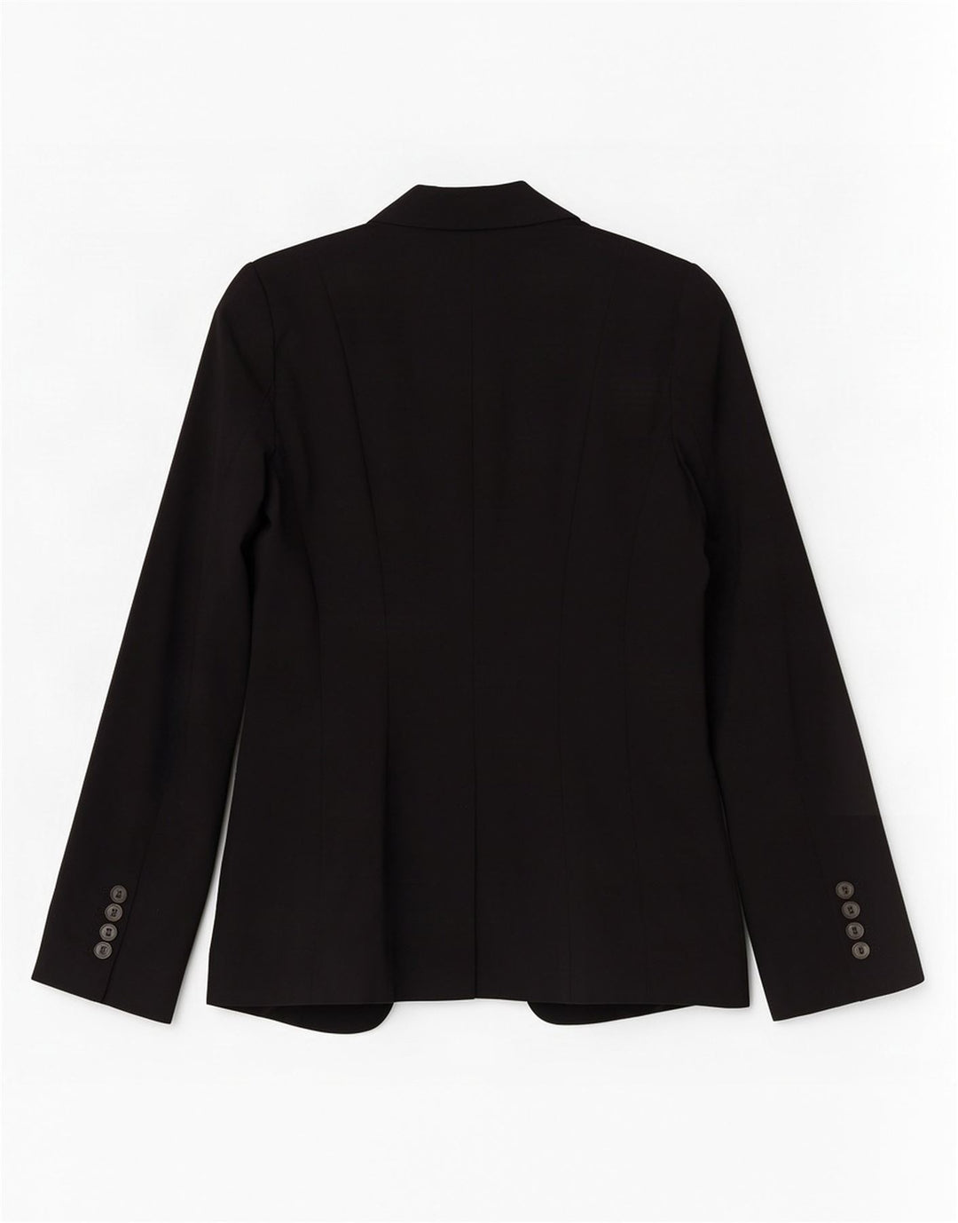 Liu Jo Womens 1 Button Blazer Jacket IT 44 Medium Black Wool
