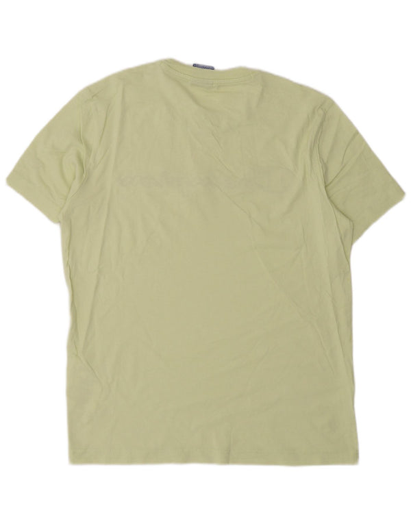 Champion Mens Graphic T-Shirt Top Small Green Cotton