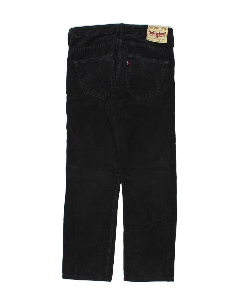 LEVI'S Mens 504 Straight Corduroy Trousers W32 L27  Black | Vintage Levi's | Thrift | Second-Hand Levi's | Used Clothing | Messina Hembry 