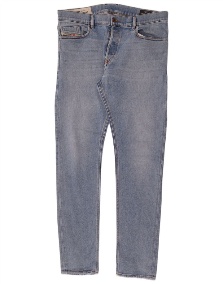 Diesel Mens Slim Jeans W34 L34 Blue Cotton