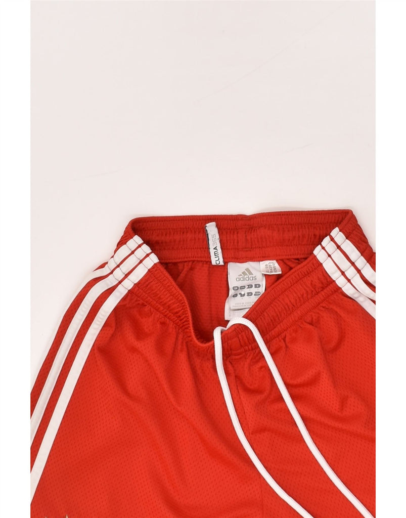 ADIDAS Mens FC Bayern Munchen Graphic Sport Shorts Medium Red Polyester | Vintage Adidas | Thrift | Second-Hand Adidas | Used Clothing | Messina Hembry 