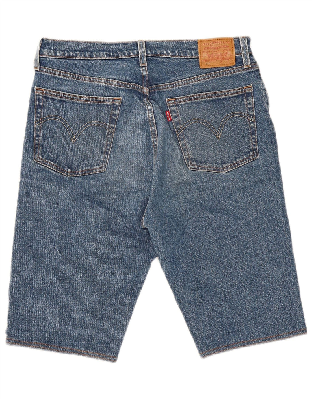 LEVI'S Mens 501 Denim Shorts W30 Medium Blue