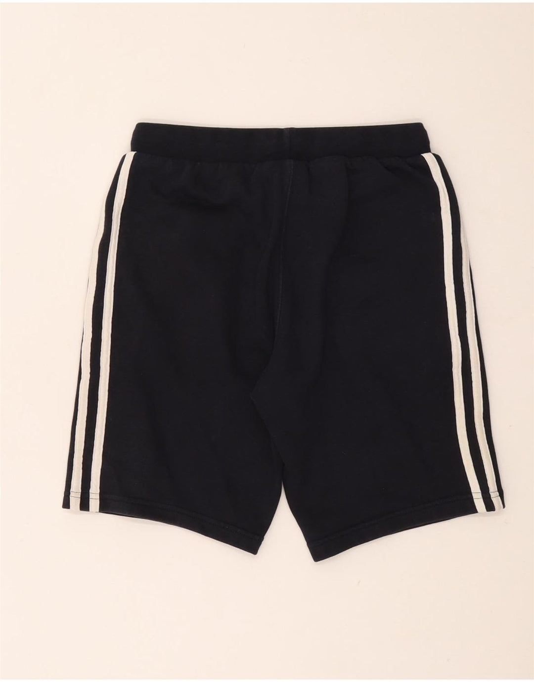 ADIDAS Boys Sport Shorts 11-12 Years Navy Blue Cotton