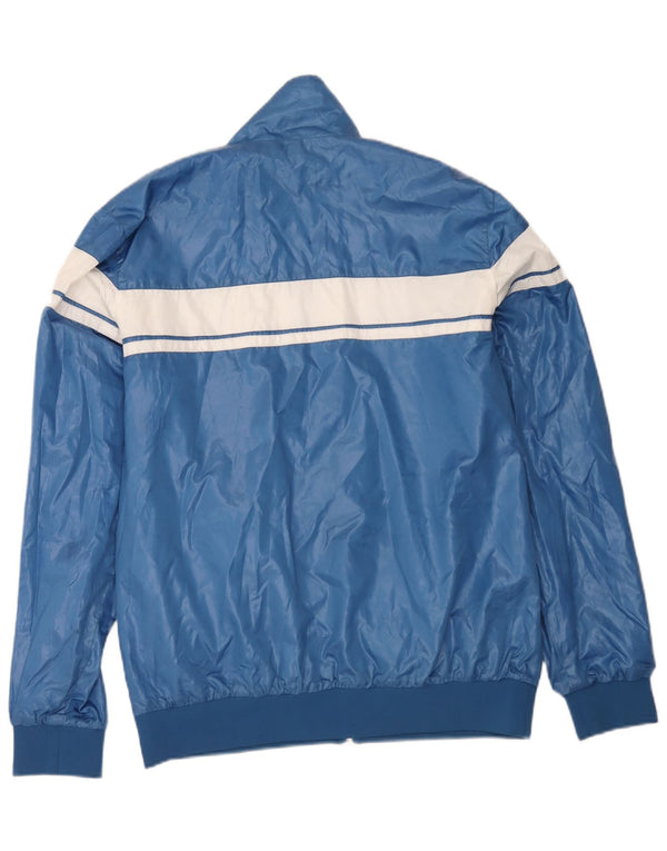 Sergio Tacchini Mens Reversible Jacket UK 42 XL Blue Colourblock Polyester