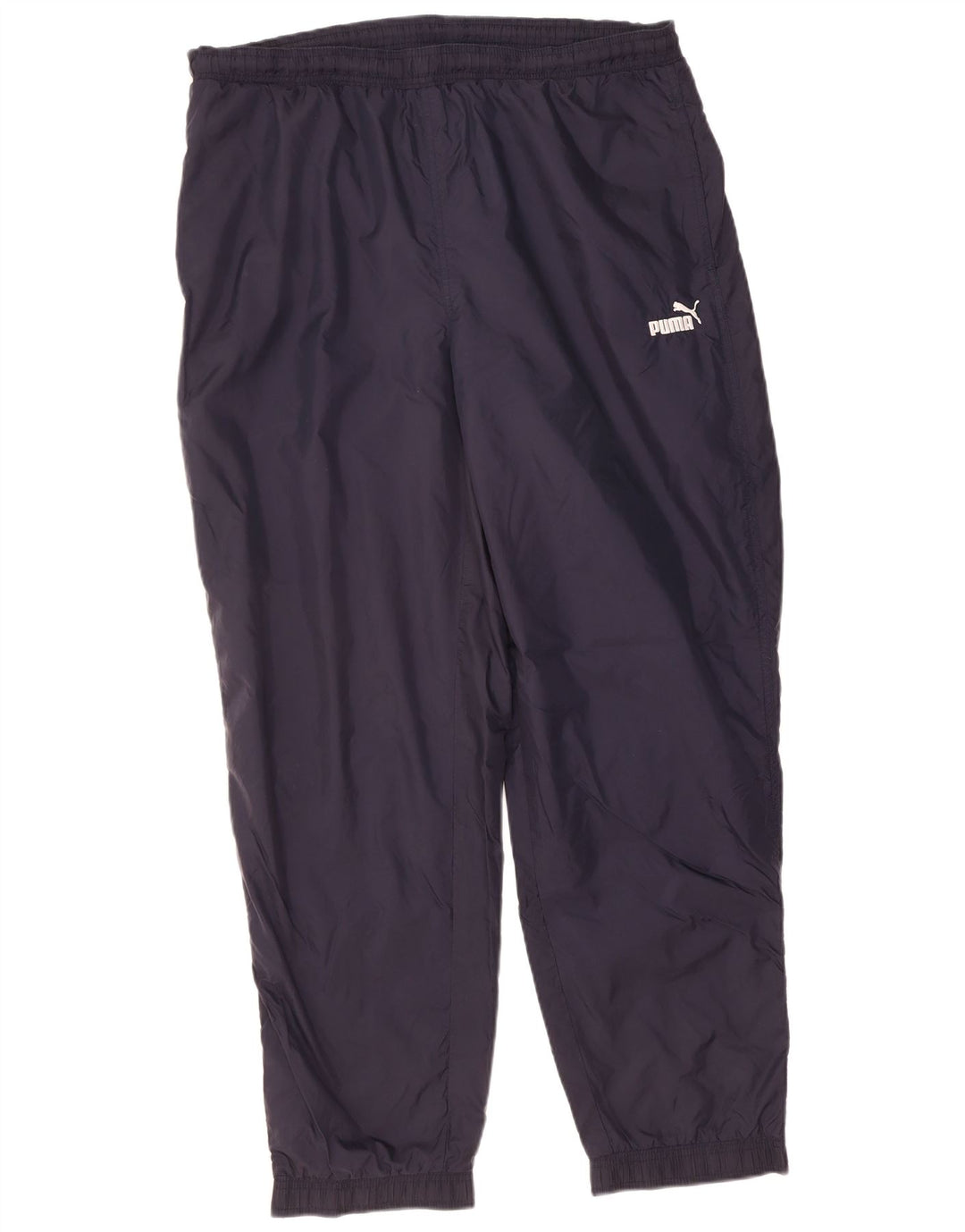 PUMA Mens Tracksuit Trousers Joggers XL  Navy Blue Nylon