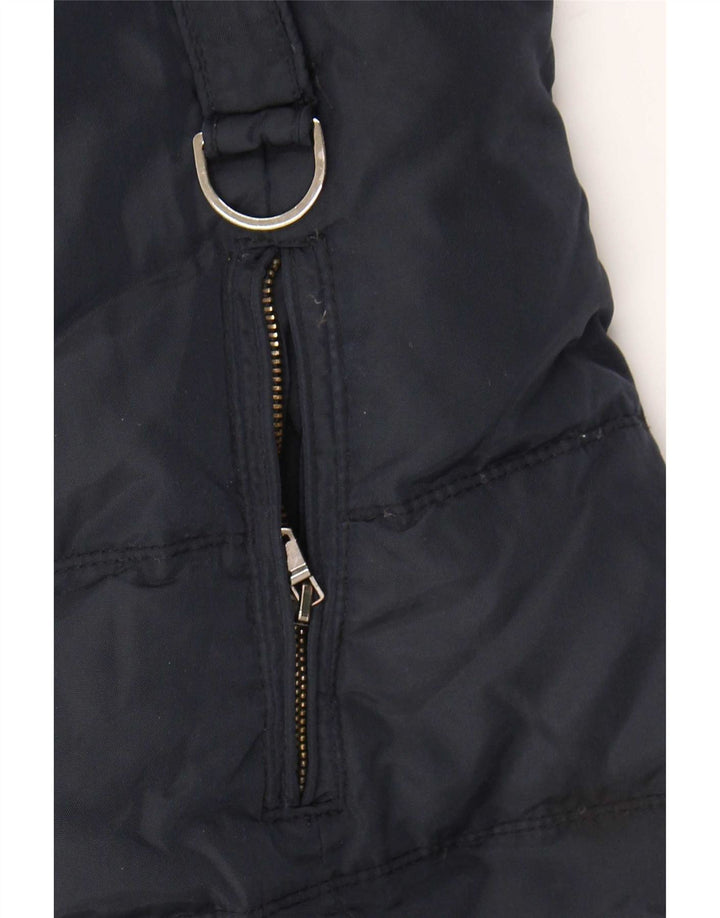 Zara Womens Padded Jacket UK 12 Medium Navy Blue
